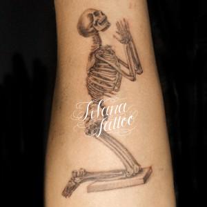 Praying Skull Tattoo