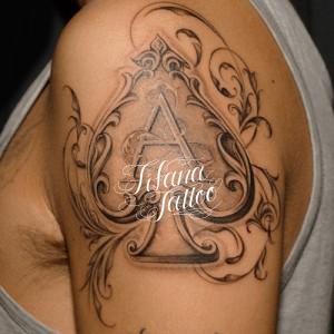 スペード|エースのタトゥー