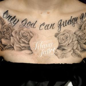 バラ|文字のタトゥー|製作中