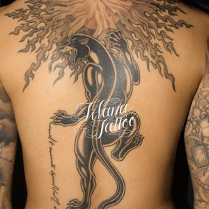 ブラック・パンサーのタトゥー