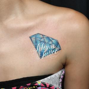 ダイヤのタトゥー