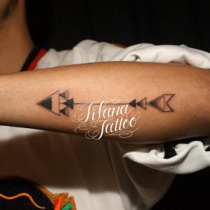 図形のタトゥー