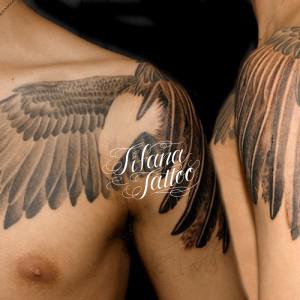 鷹|鷲の刺青作品|製作中