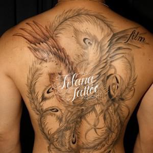 鳳凰の刺青作品|製作中