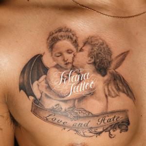 天使のタトゥー