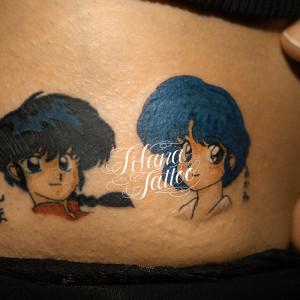 らんま1/2のタトゥー