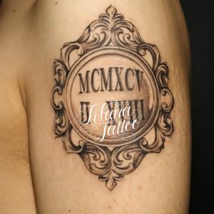 ローマ数字のタトゥー