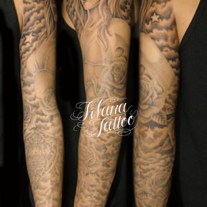 クラウンガールのタトゥー