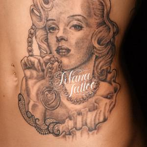 マリリン・モンローのタトゥー