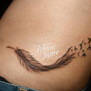 羽|鳥のタトゥー