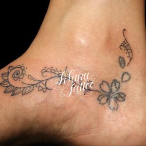 ペイズリー柄のタトゥー