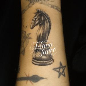 Chess Piece Tattoo