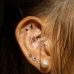 音符のタトゥー