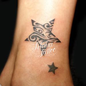 Tribal Star Tattoo