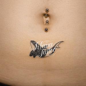 シャチのワンポイントタトゥー