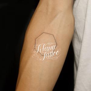 図形のタトゥー