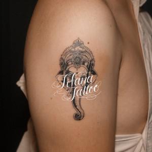 ガネーシャのタトゥー