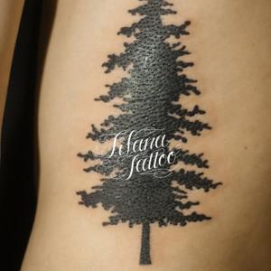 樹木のタトゥー