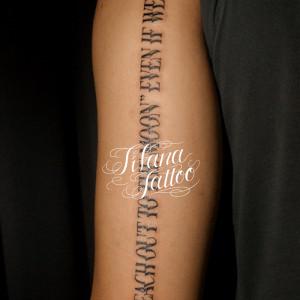 ロック名言タトゥー