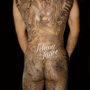 天女|鳳凰の刺青作品