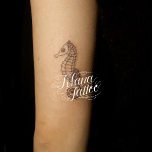 タツノオトシゴのタトゥー