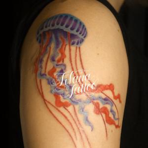 クラゲのタトゥー
