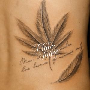 マリファナのタトゥー