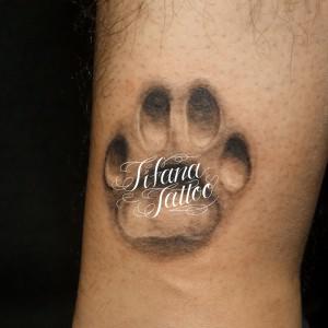 肉球のタトゥー