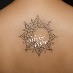 太陽|月のタトゥー