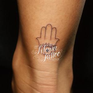 ハムサのワンポイントタトゥー