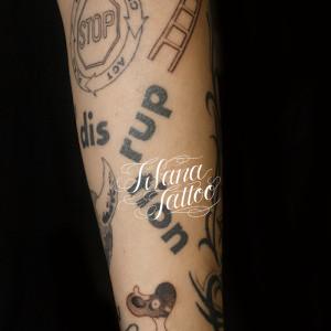 ワンポイントタトゥーの集合体