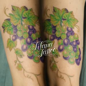 ブドウのタトゥー