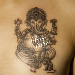 ガネーシャのタトゥー