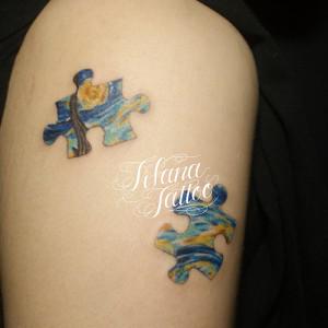 PUZZLE×Goghのタトゥー