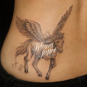 ペガサスのタトゥー