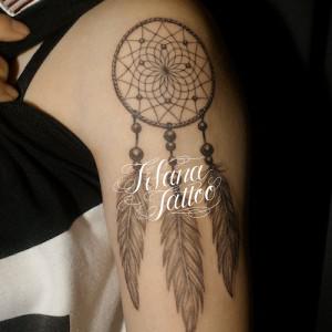 ドリームキャッチャーのタトゥー