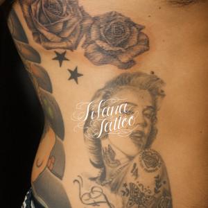 マリリンモンローのタトゥー