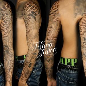 フルスリーブ・タトゥー