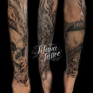 スカル|ドクロのタトゥー