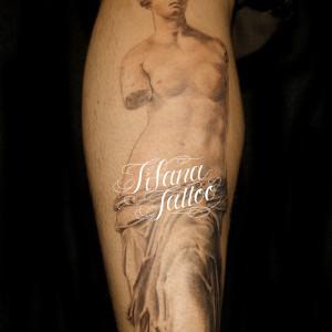 Broken Statue Tattoo