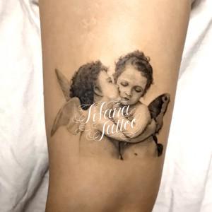 天使のタトゥー