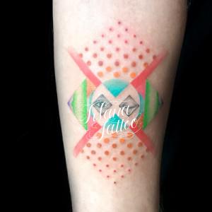 目|図形のタトゥー