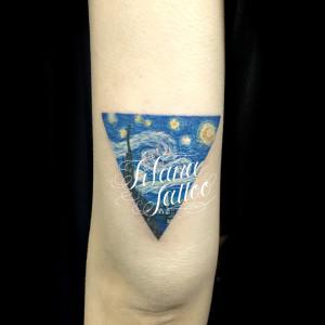 ゴッホの絵画タトゥー