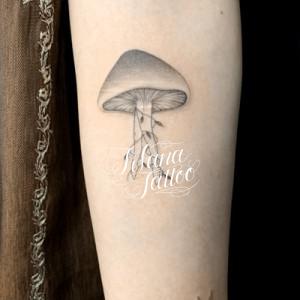 きのこのタトゥー