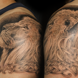 ライオンのタトゥー