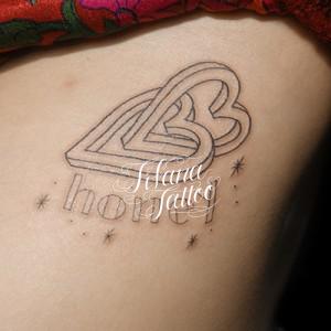 ハート|文字のタトゥー