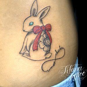 ウサギのタトゥー