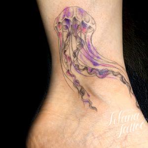 クラゲのタトゥー
