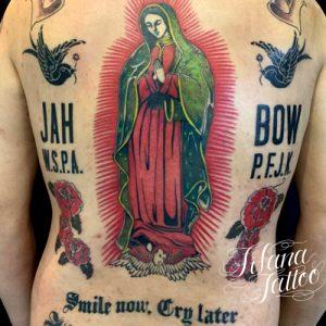 グアダルーペのタトゥー