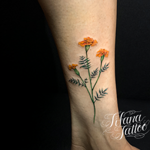 マリーゴールドのタトゥー